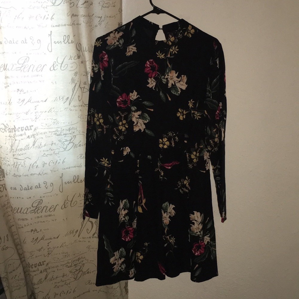 Black Floral Dress